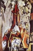 Robert Delaunary Tour Eiffel oil painting